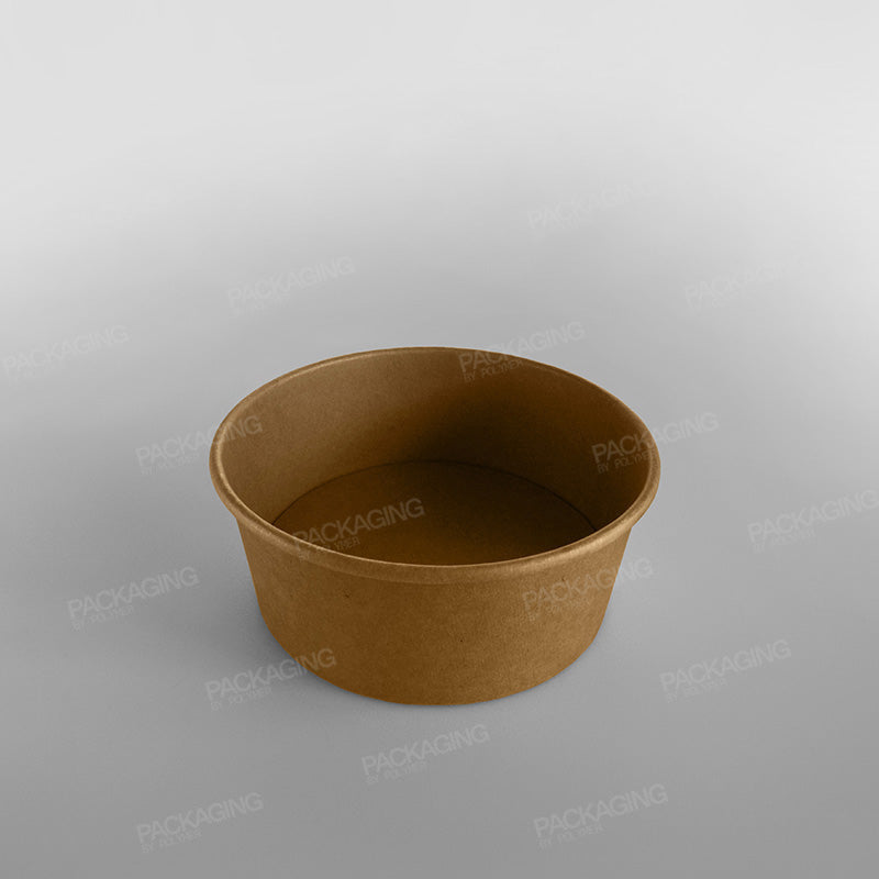 Polymer Paper Food Bowl - Kraft