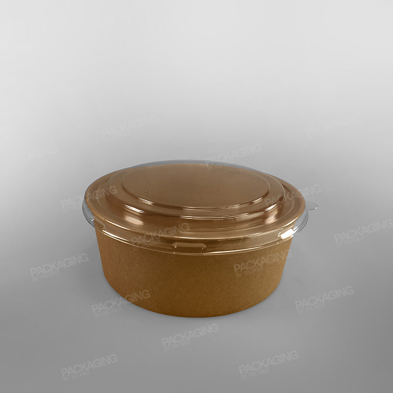 Polymer PET Lid For Food Bowl - Kraft