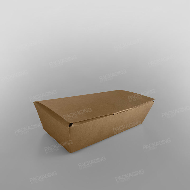 Kraft Hinged Fish & Chips/ Food Box