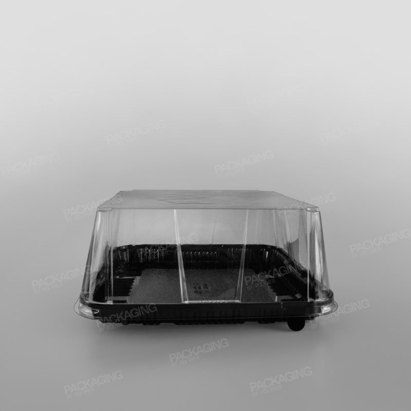 GPI Actipack Premium Clear Square Gateaux Domed Lid - 7.5 inch