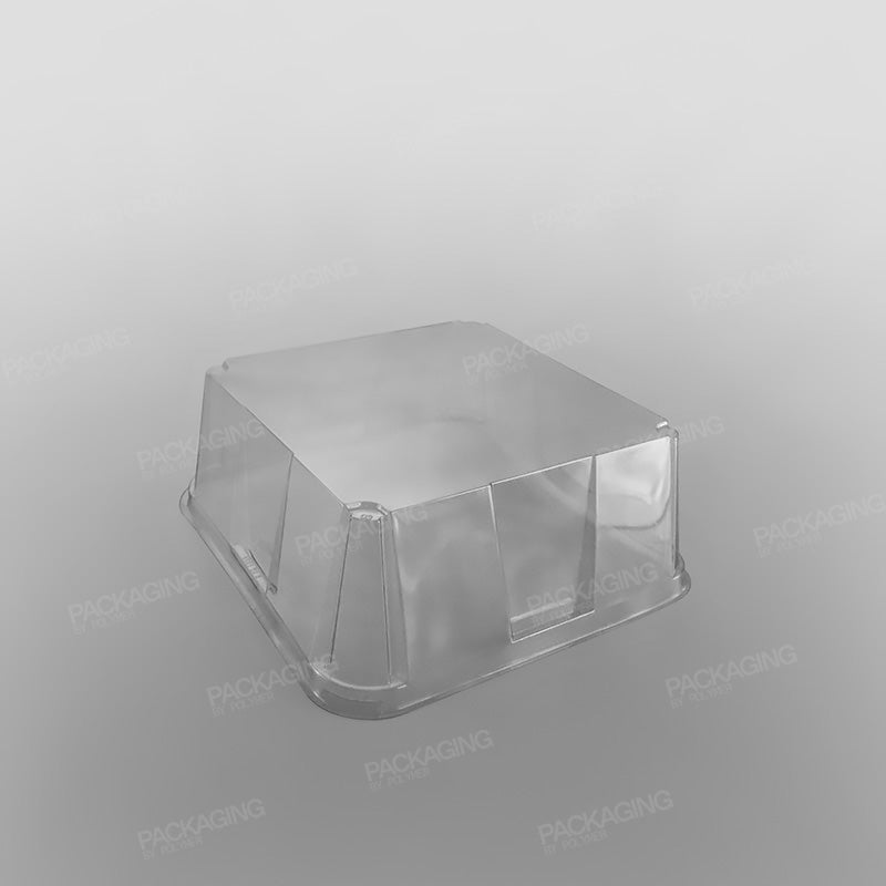 GPI Actipack Premium Clear Square Gateaux Domed Lid - 7.5 inch