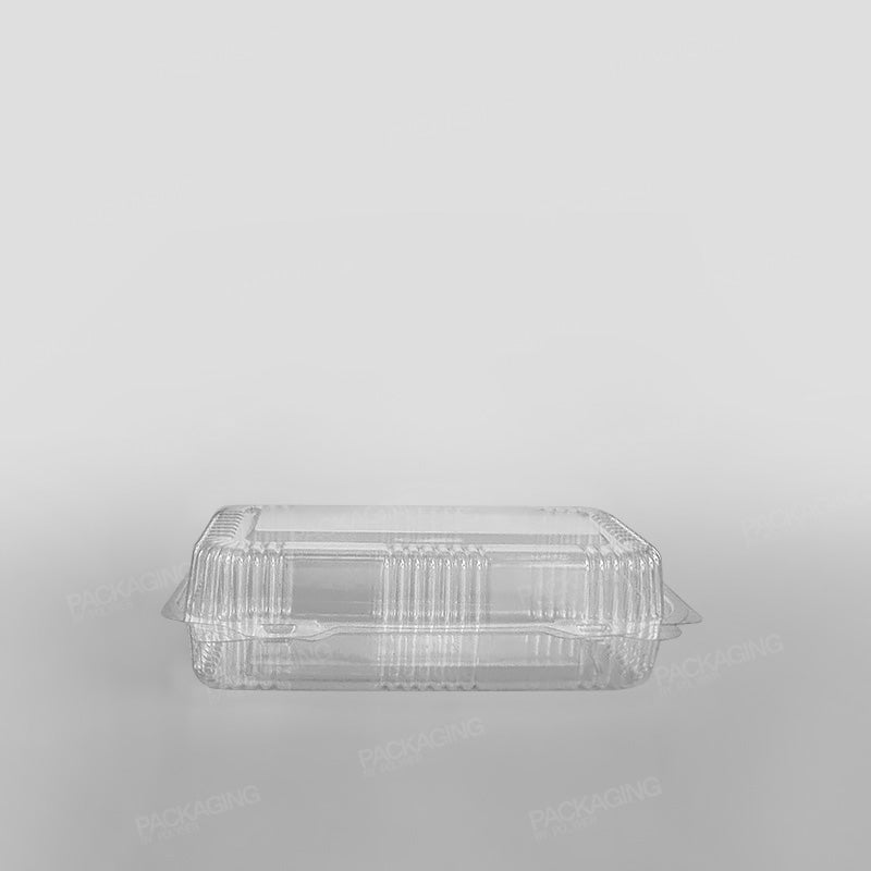 Somoplast Clear Hinged Rectangular Bakery Container