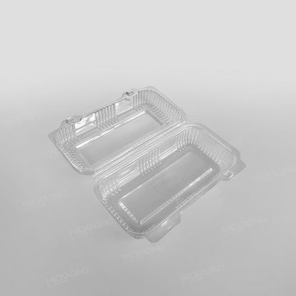 Somoplast Clear Hinged Rectangular Bakery Container