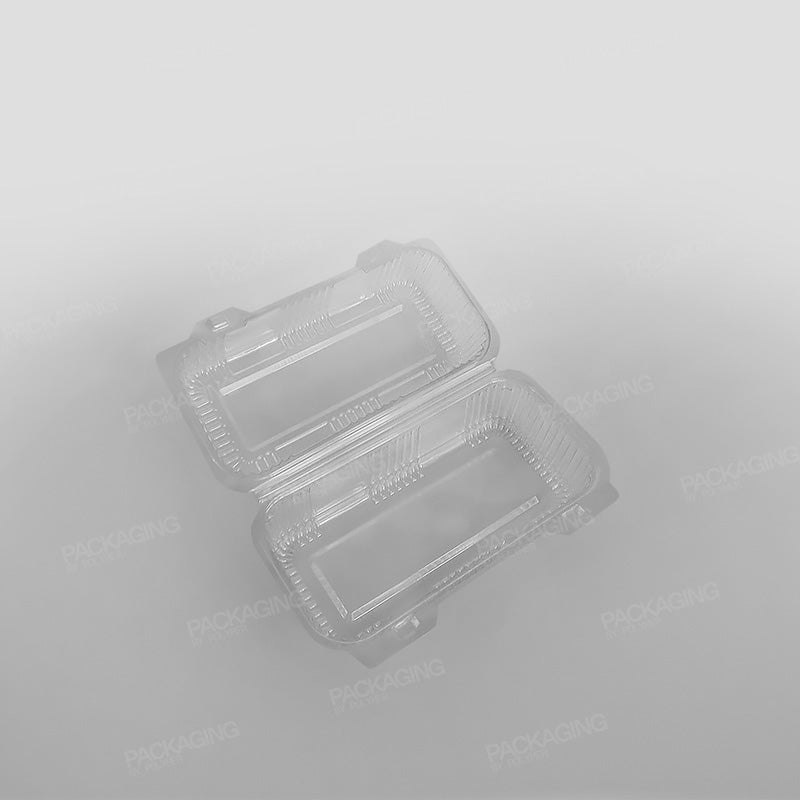 Somoplast Clear Hinged Rectangular Bakery Container