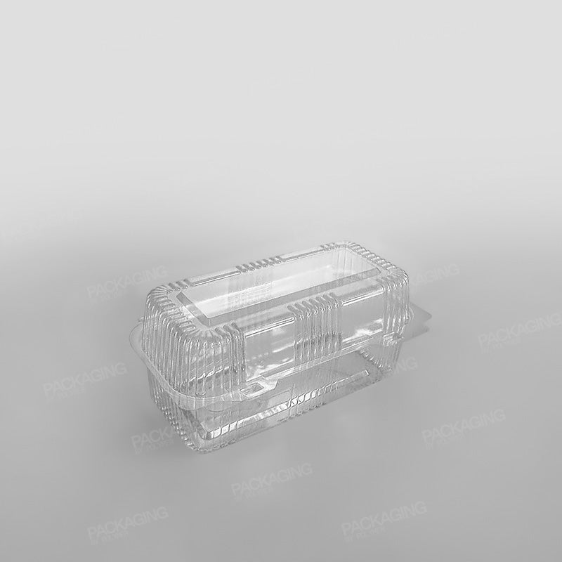 Somoplast Clear Hinged Rectangular Bakery Container