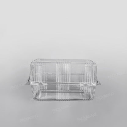 Somoplast Clear Hinged Rectangular Bakery Container