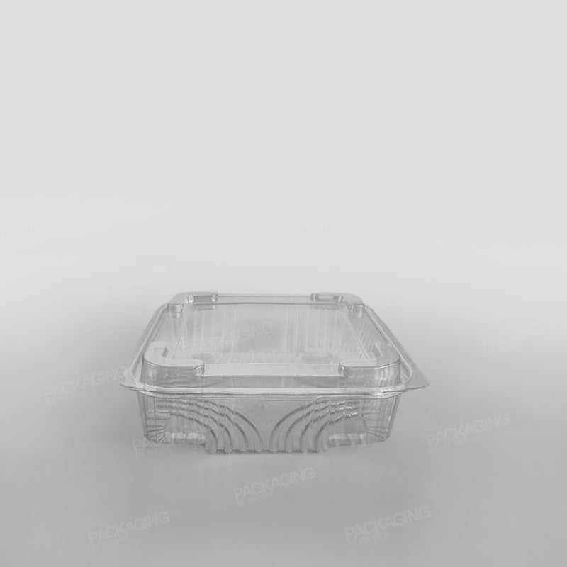 Somoplast Clear Hinged Domed Square Container