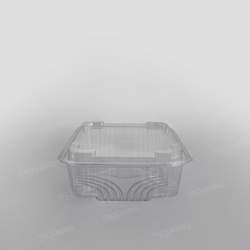 Somoplast Clear Hinged Domed Square Container