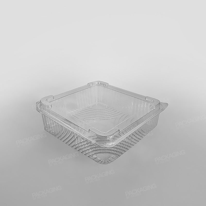 Somoplast Clear Hinged Domed Square Container