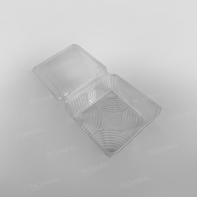 Somoplast Clear Hinged Domed Square Container