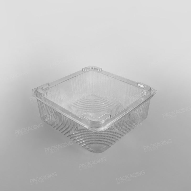 Somoplast Clear Hinged Domed Square Container