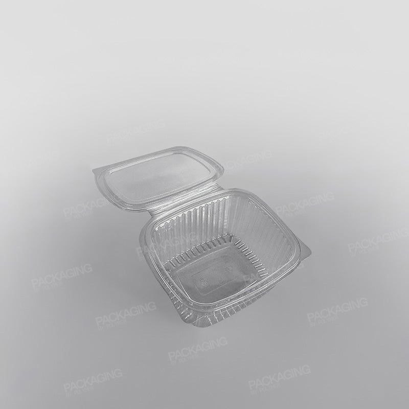 Somoplast Clear Hinged Rectangular Plastic Container