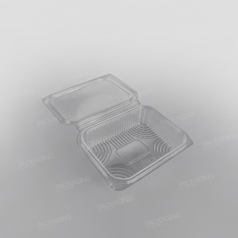 Somoplast Clear Hinged Rectangular Plastic Container