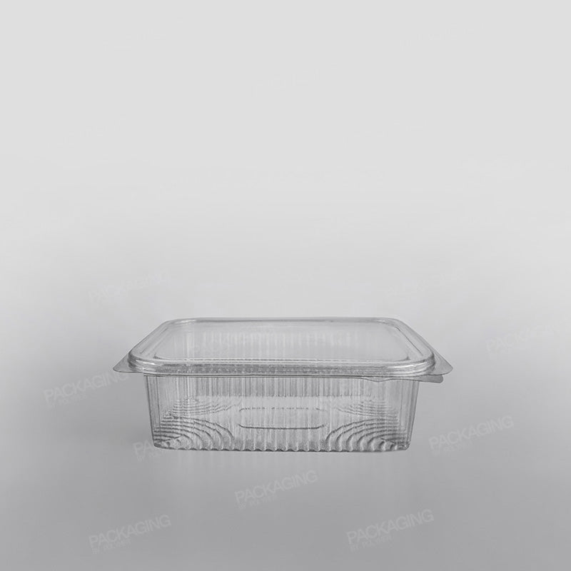 Somoplast Clear Hinged Rectangular Plastic Container