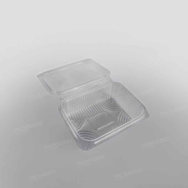 Somoplast Clear Hinged Rectangular Plastic Container