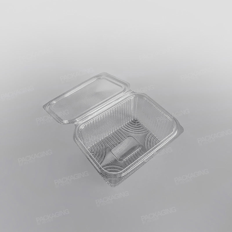 Somoplast Clear Hinged Rectangular Plastic Container