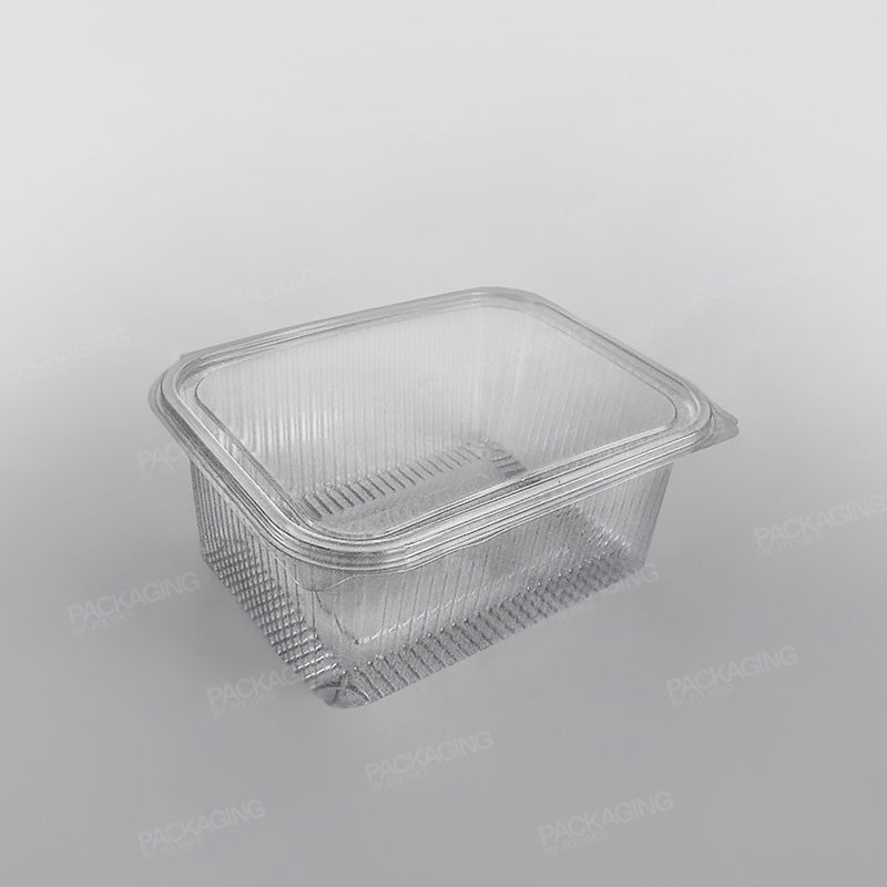 Somoplast Clear Hinged Rectangular Plastic Container