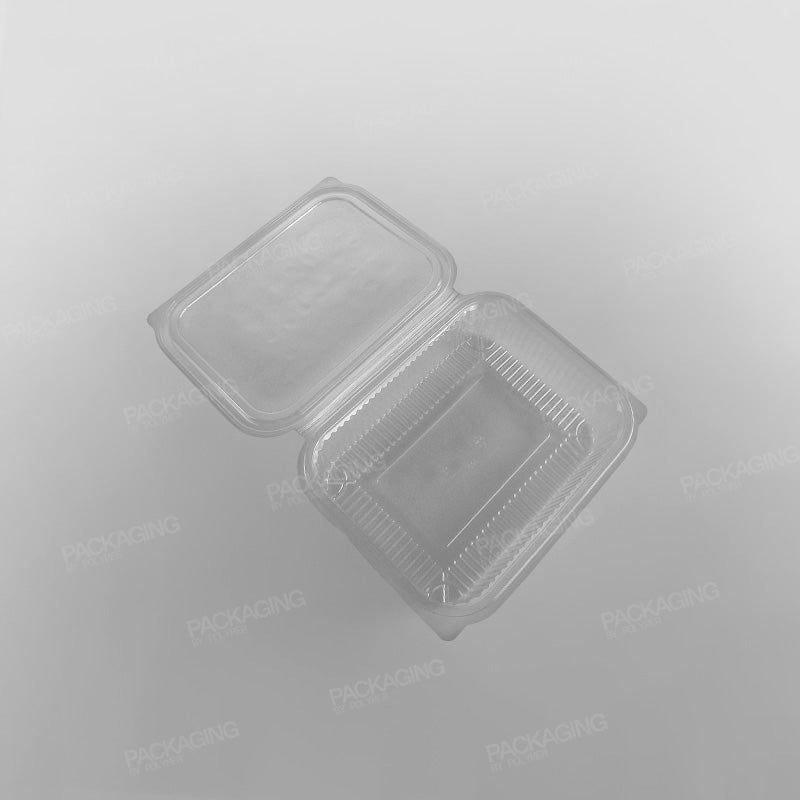 Somoplast Clear Hinged Rectangular Plastic Container