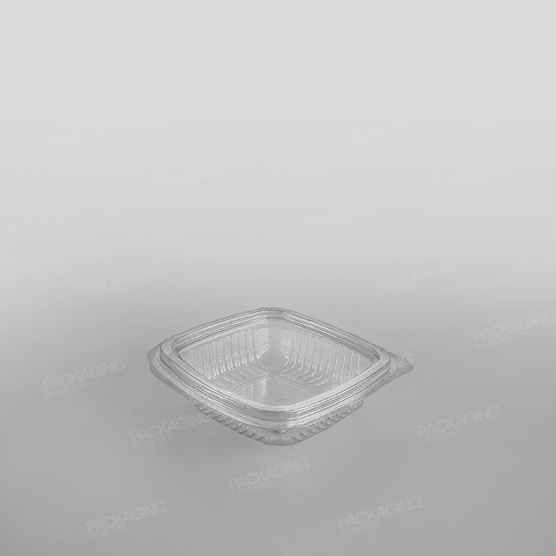 Somoplast Clear Hinged Flat Square Container