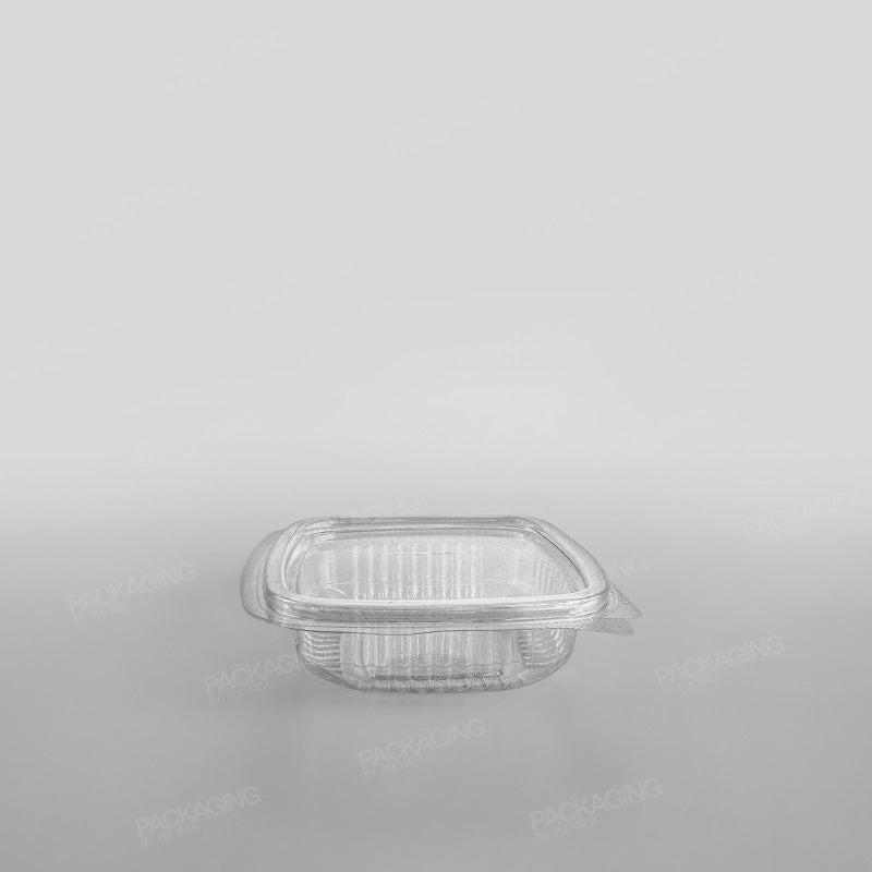 Somoplast Clear Hinged Flat Square Container