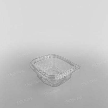 Somoplast Clear Hinged Flat Square Container