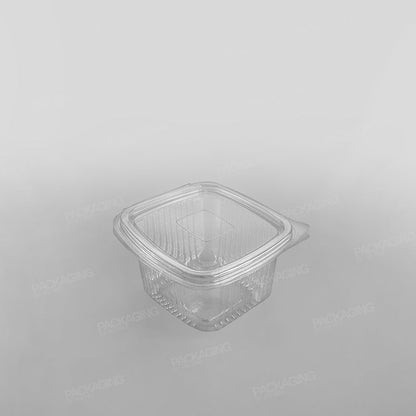 Somoplast Clear Hinged Flat Square Container