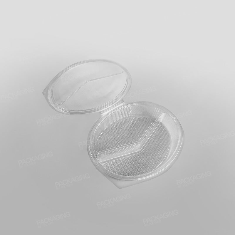 Somoplast Clear Hinged Oval Container