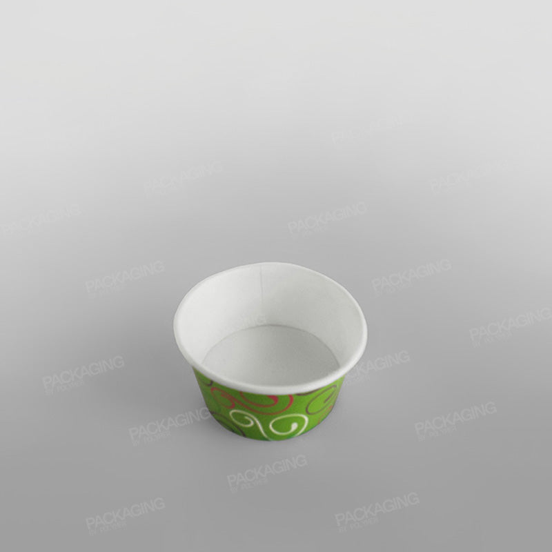 Paper Ice Cream Cups, Green Design