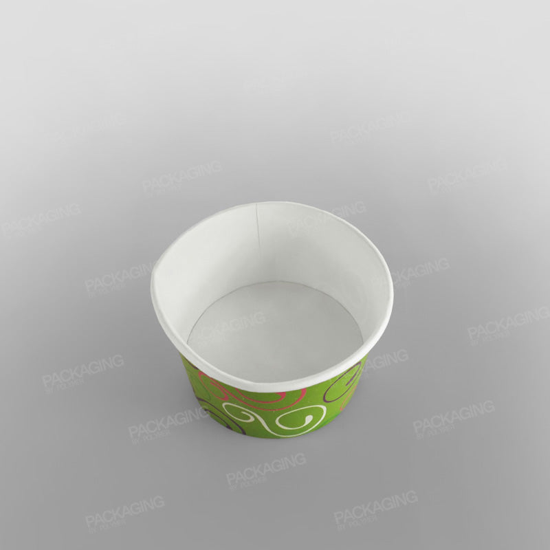 Paper Ice Cream Cups, Green Design