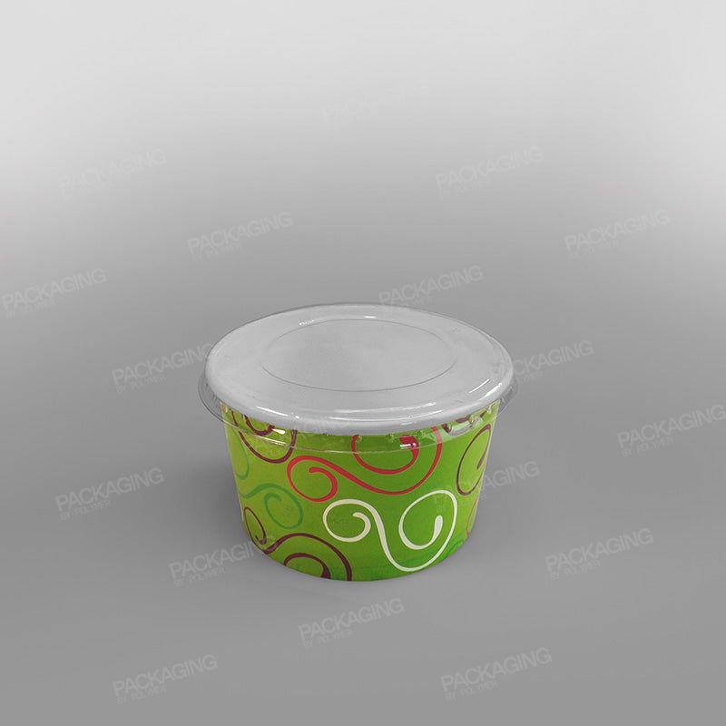 Paper Ice Cream Cups, Green Design