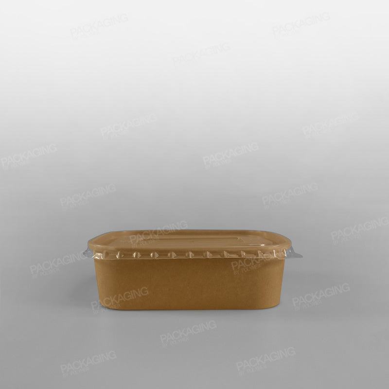 PP Lid For Kraft Rectangular Food Box