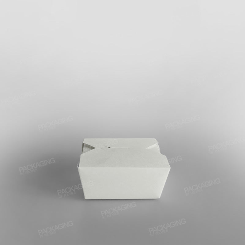 Compostable Leakproof Container, White