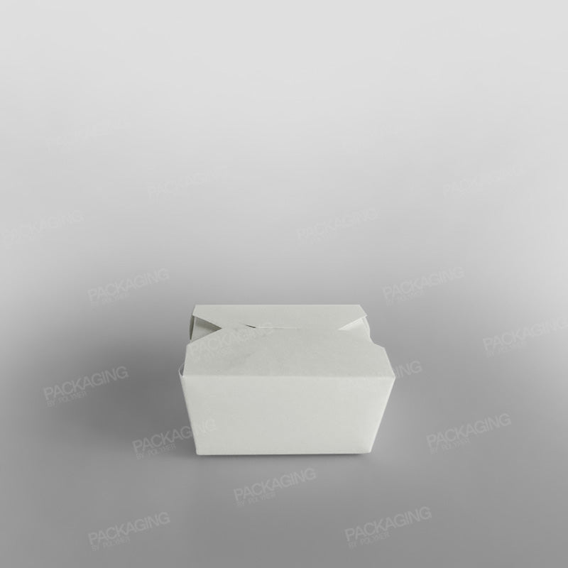 Compostable Leakproof Container, White