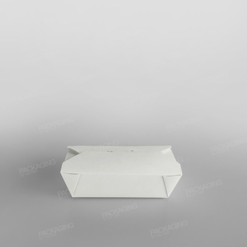 Compostable Leakproof Container, White