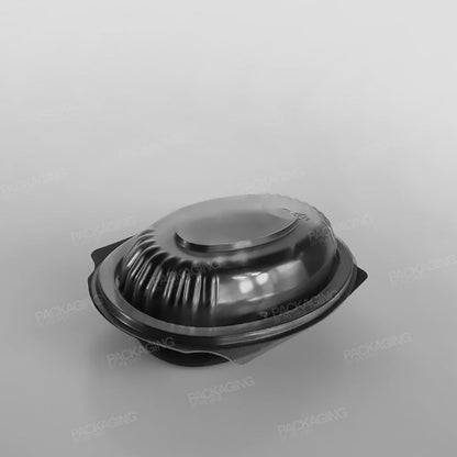 Somoplast Oval Black Microwavable Container