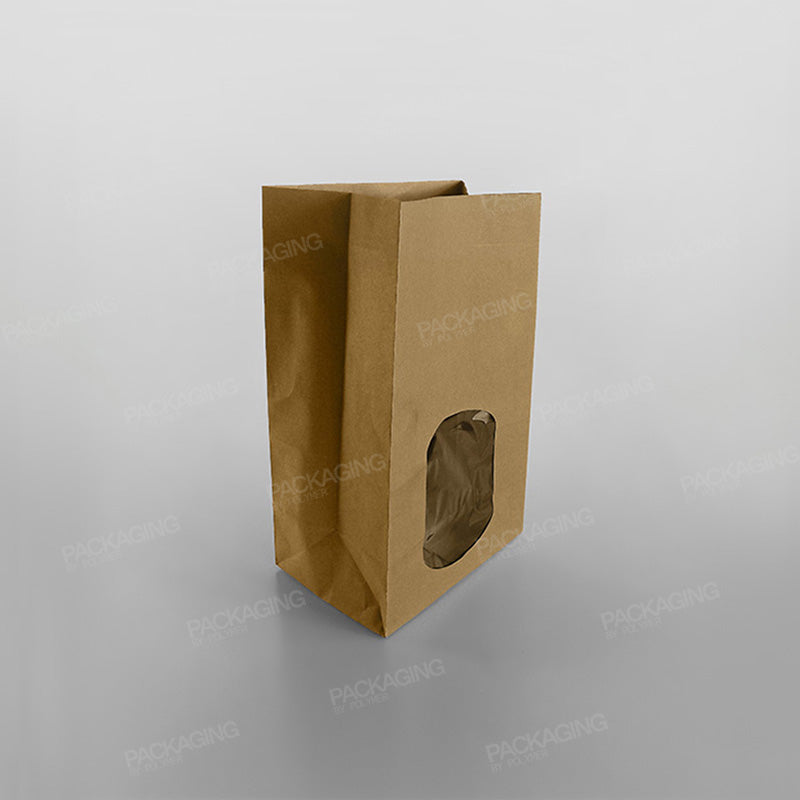 Paper Brown Window Bags