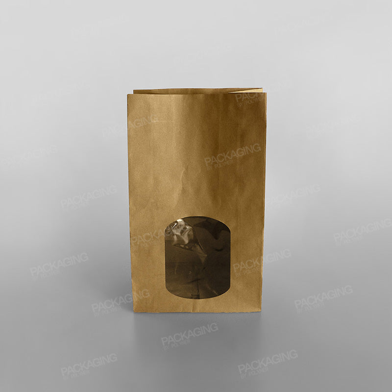 Paper Brown Window Bags