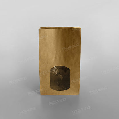 Paper Brown Window Bags