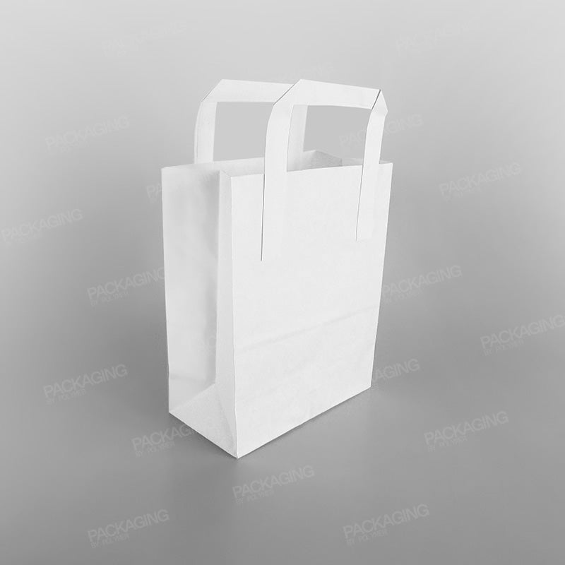 White Paper Carrier Bag