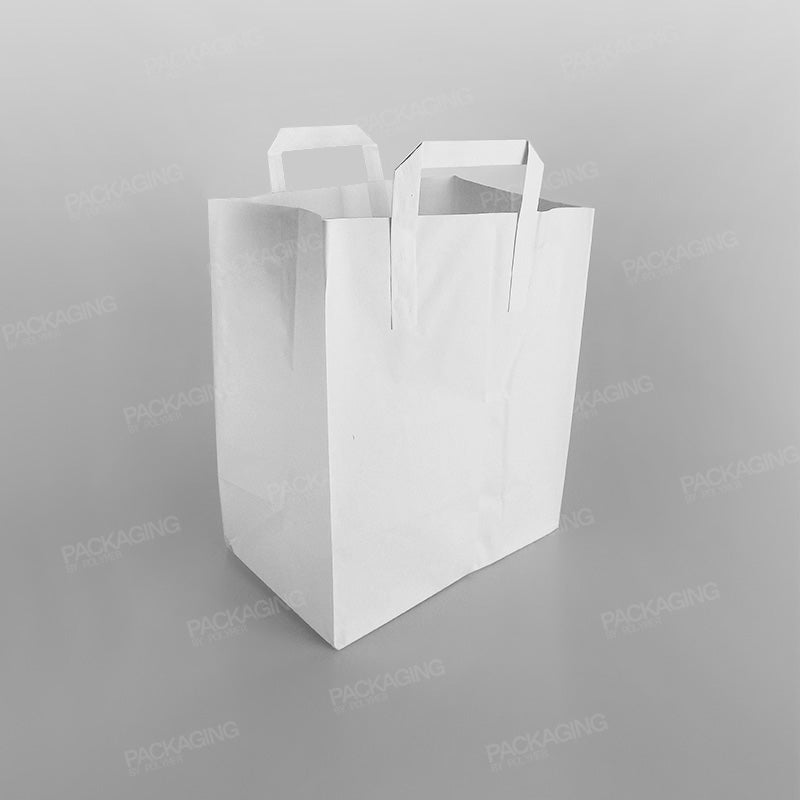 White Paper Carrier Bag