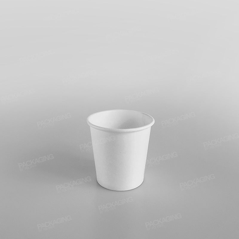 Somoplast Single Wall White Paper Cup Hot