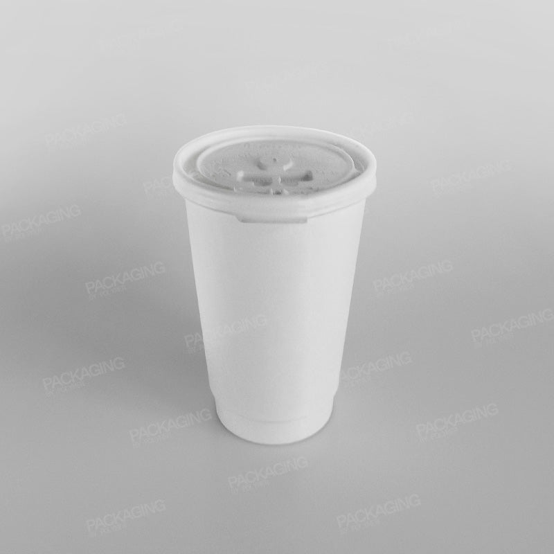 Go-Pak White Paper Cup Hot - Double Wall