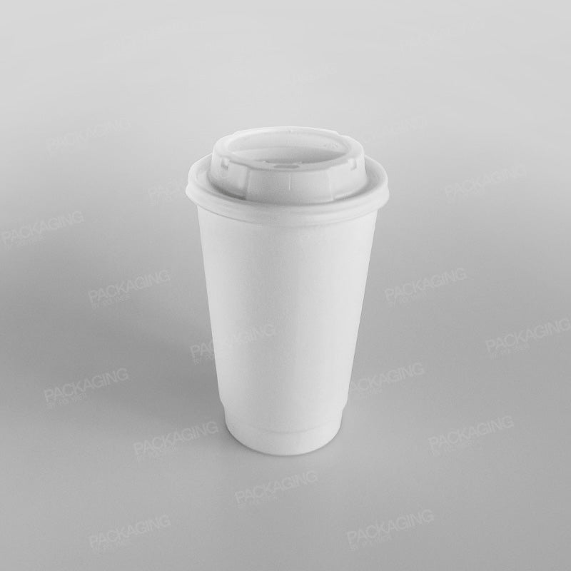 Go-Pak White Paper Cup Hot - Double Wall