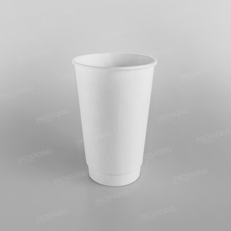 Go-Pak White Paper Cup Hot - Double Wall