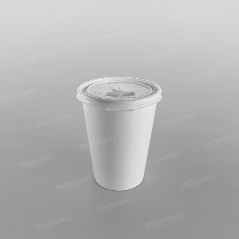 Single Wall White Paper Coffee Cup