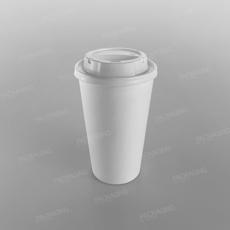 Single Wall White Paper Coffee Cup