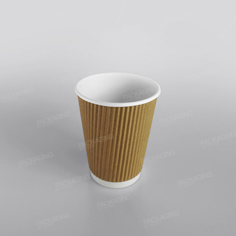 Ripple Paper Cup Hot - Kraft