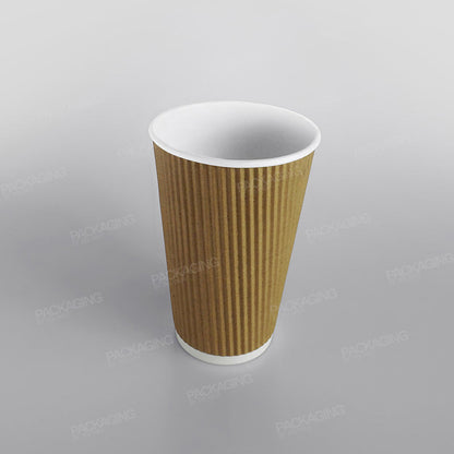 Ripple Paper Cup Hot - Kraft