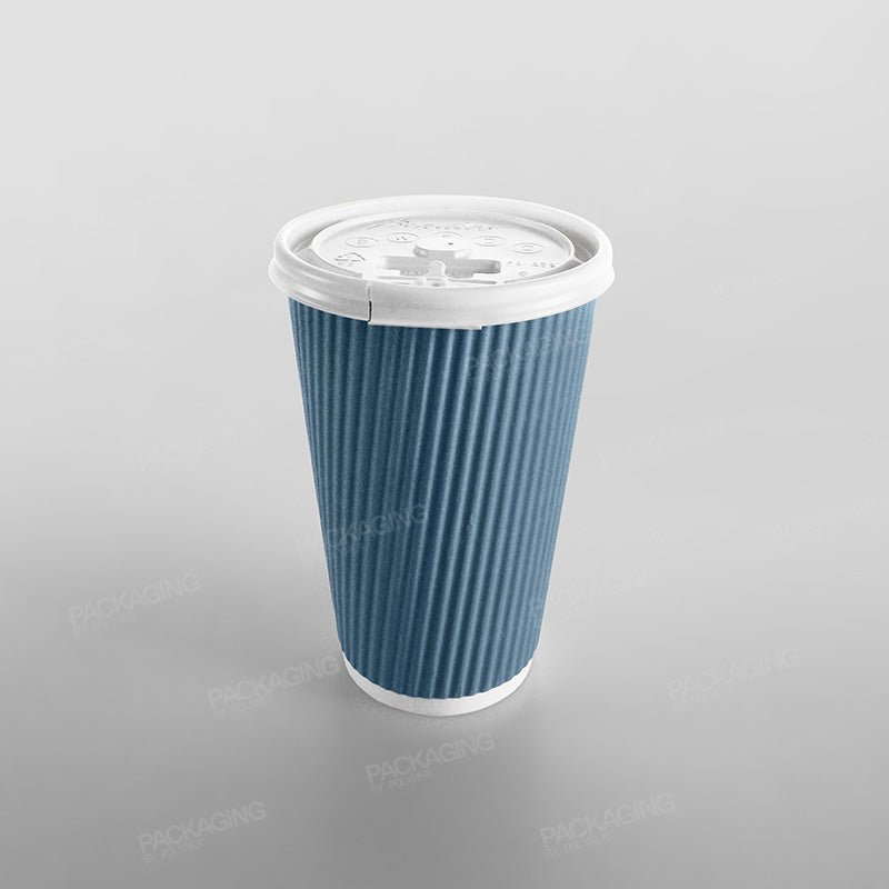 Ripple Kraft Paper Cup Hot - Various Colours