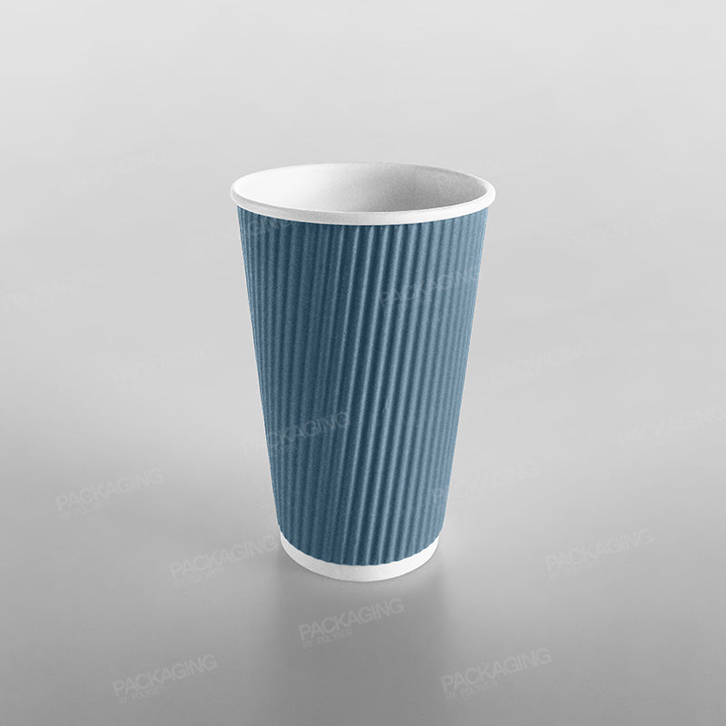 Ripple Kraft Paper Cup Hot - Various Colours